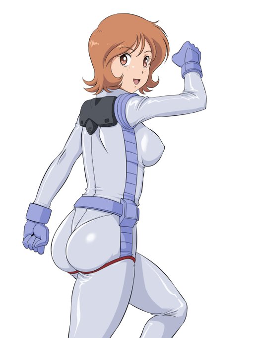 「戦場は荒野」で偽装を完璧にするためにノーマルスーツを着たフラウ
ん～・・・なんかフラウ・ボゥ違うなあ?
#フラウ・ボゥ 