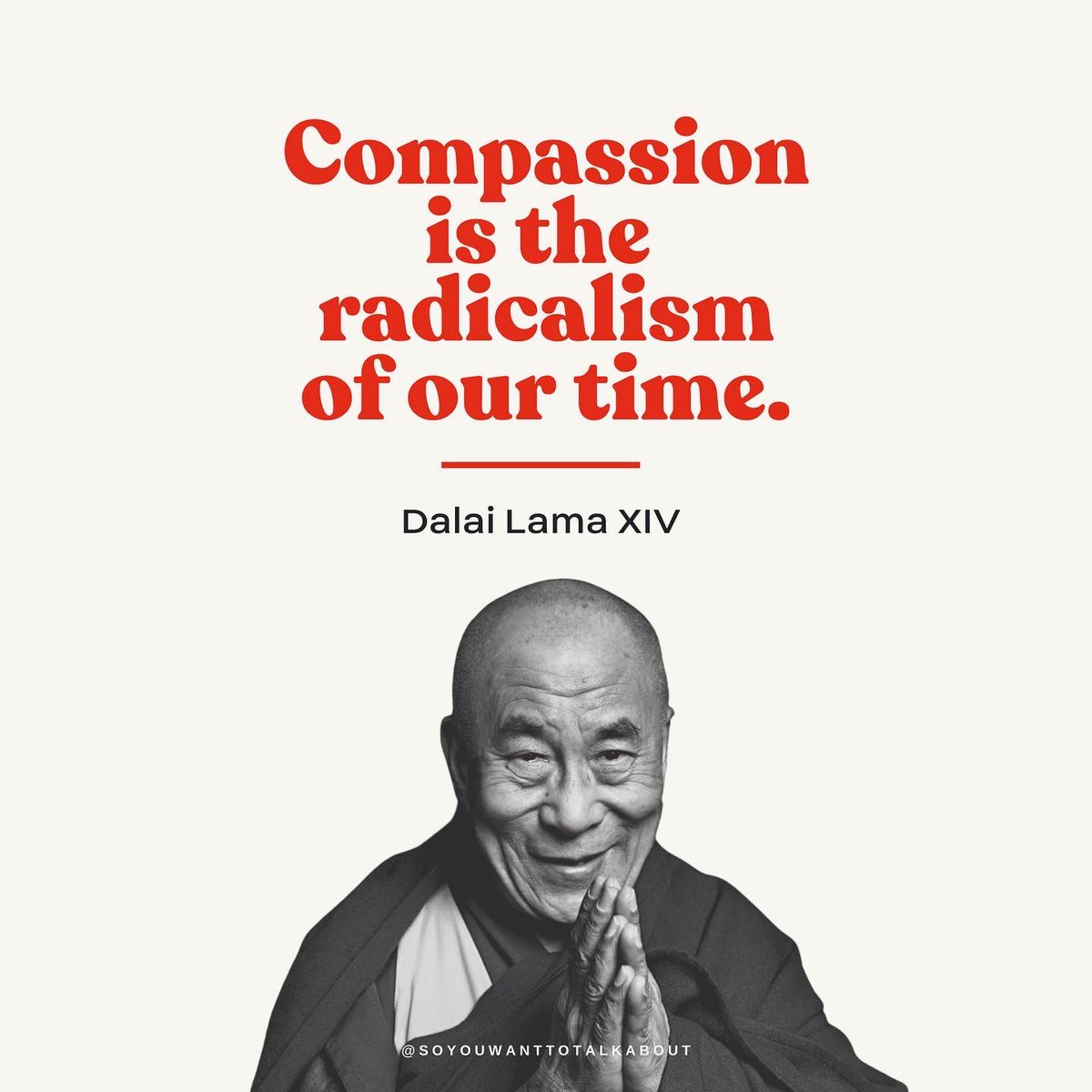 Practice radical kindness every day 