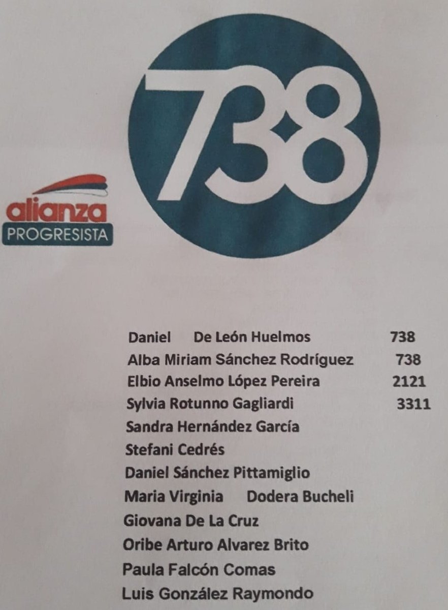 Presentamos nuestras listas a la Junta departamental junto a @MarianaLorier @Frente_Amplio