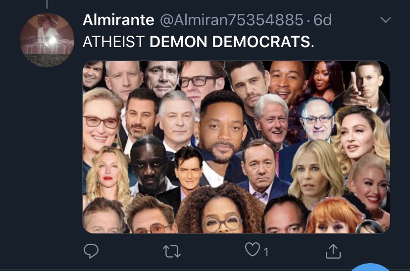 The number of Americans who believe Democrats are actual demons is far from zero. Call me crazy, but this could get dangerous.