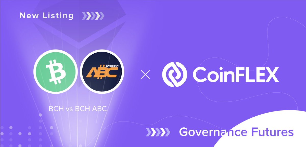 CoinFLEX is launching Governance Futures: BCH vs BCH ABC!

Details: bit.ly/2PvscuH
Trade Now: bit.ly/3gESxmh

Contract specs:
BCH (bit.ly/2DxQIsK)
BCH ABC (bit.ly/2XDiBXe)