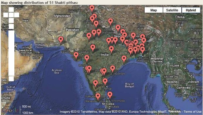 Thread- 13 -शाक्त्य तथा तांत्रिक शास्त्रों मे भी वर्णित माता सती के अंग इसी भारत भूमि के भीतर गिरे हैं जहां आज शक्तिपीठ स्थल मौजूद हैं| शिवपुराण तथा शाक्त साहित्य जो की हजारों वर्ष पुराना है उसमे भी इसका वर्णन है| यह भी इस भूमि के एक होने का प्रमाण देता है| #Tweet4Bharat