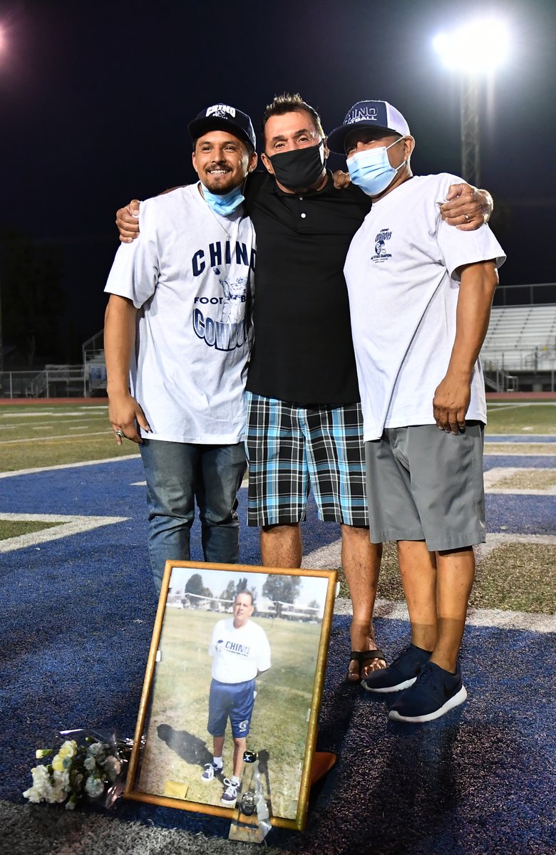 Champion Sports (@chchampsports) on Twitter photo Chino High honored its beloved football equipment manager Alex Arellano Friday night. Mr. Arellano, 77, died Monday after a battle with cancer.
(Photos by Josh Thompson/Chino Valley Champion)
<a href="/ChinoADHinkle/">Coach Hinkle</a> <a href="/CHS_Mr_Miller/">John Miller</a> <a href="/ChinoHighSports/">Chino High Athletics</a> <a href="/imeeperius/">Imee Perius</a> @CVUSDNews <a href="/Sportscenetv/">Sportscenetv</a> Chino High honored its beloved football equipment manager Alex Arellano Friday night. Mr. Arellano, 77, died Monday after a battle with cancer.
(Photos by Josh Thompson/Chino Valley Champion)
<a href="/ChinoADHinkle/">Coach Hinkle</a> <a href="/CHS_Mr_Miller/">John Miller</a> <a href="/ChinoHighSports/">Chino High Athletics</a> <a href="/imeeperius/">Imee Perius</a> @CVUSDNews <a href="/Sportscenetv/">Sportscenetv</a>