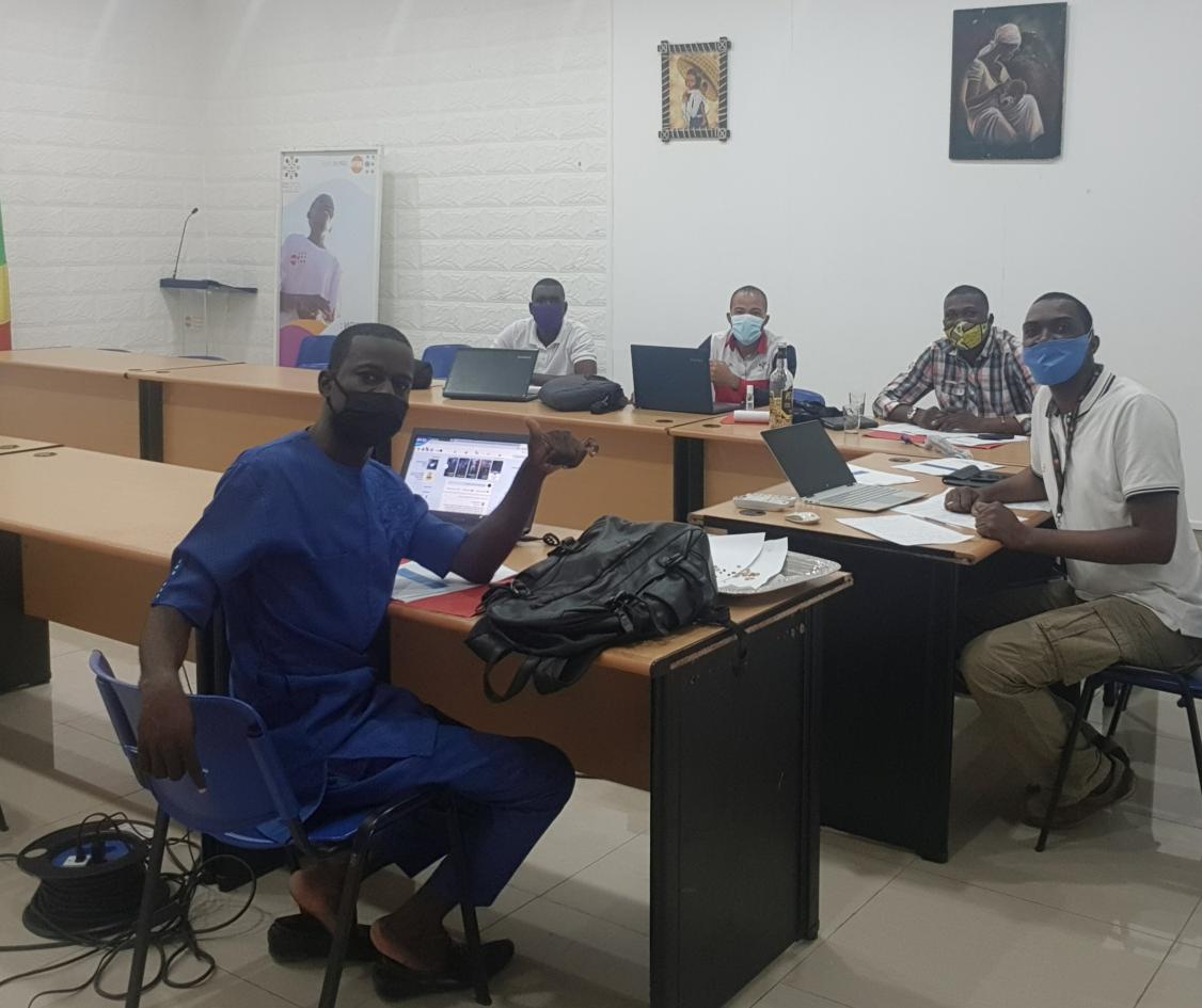 Séance de travail du comité préparatoire de l'AG du réseau AfriYAN. Ministère de la jeunesse, le secrétariat AfriYAN a.i, l'UNFPA. Put young people first. Rdv 11 août 2020.