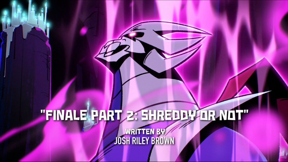 Don't mind me, just admirin' Shredder and all these champions who worked on the episode  #RottmntFinale  #RiseoftheTMNT  #SupportRottmnt  @Nickelodeon  @NickAnimation