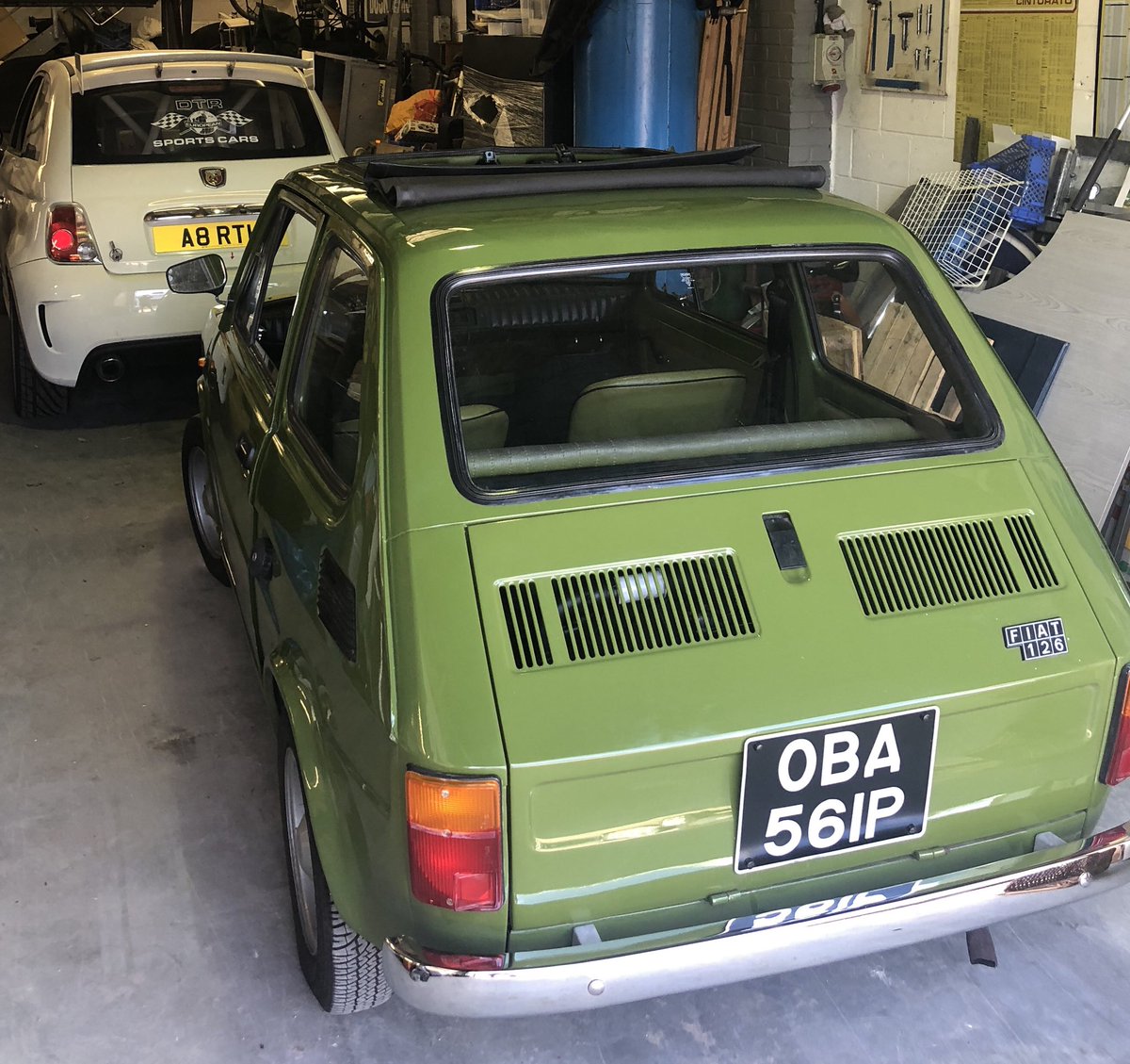 daviderobey's tweet photo. Great picture - have the actual car now!  Lovely article - was not an easy journey for Mark to the UK! https://t.co/dYGvmYsYDm