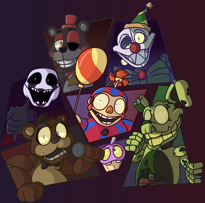 Fivenightsatfreddysのtwitterイラスト検索結果 古い順