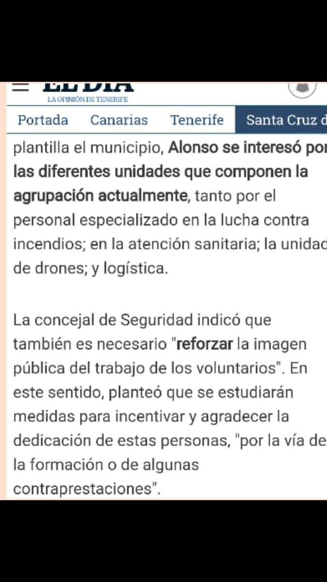 Tripataguanche1's tweet image. Señora @evebruler disgusta bastante lo #prometer  incentivar con prestaciones a voluntarios deprotección civil es un poco torpe por sus asesores o sus conocimientos @PoliciaLocalSC @BomberosTf #sindicatos @santacruz_ayto @eldia 
FOMENTAMOS EL INTRUSISMO