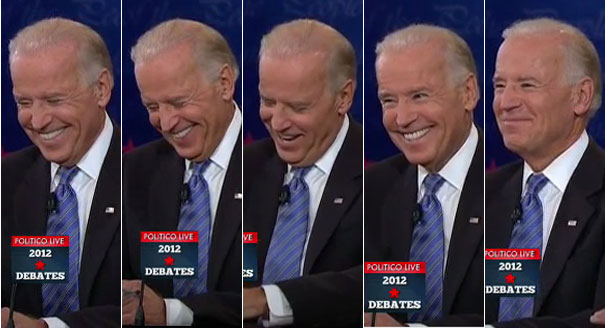 ...he will attempt to vastly overcompensate against Trump by going hyper with both tactics, either blowing his top or laughing loudly over and over.The difference now is, Biden isn't nearly as mentally sharp as he was when he debated Paul Ryan in 2012.