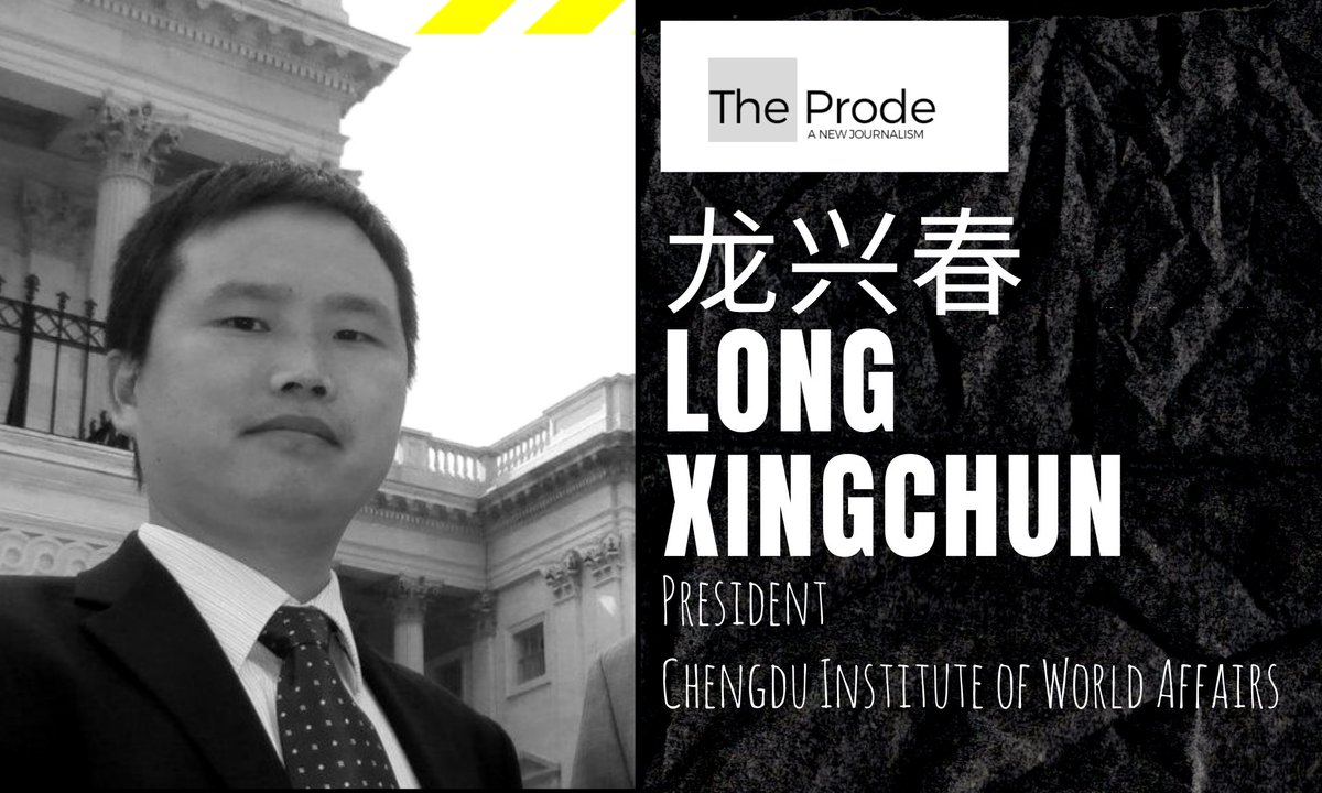 We interviewed the Honorable President of Chengdu Institute of World Affairs , Mr Long Xingchun.

Watch the full Interview here :
youtu.be/Ka96BTOut6Q