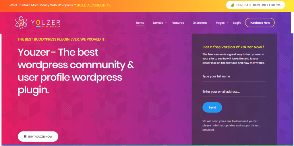 WPReviewsPro's tweet photo. BuddyPress is a popular and easy-to-use visual Wordpress builder. Youzer is built to add functionality on building online communities on your BuddyPress website.Also  #Reviews #Youzer https://t.co/sleK0Ve0Ux https://t.co/Wt0W54wL3L