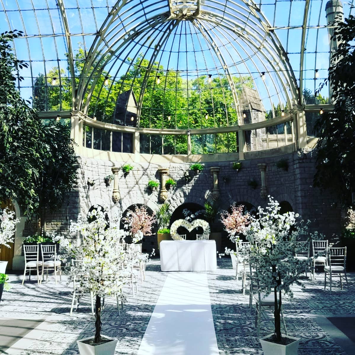 It is SO GOOD to be styling a Wedding reception again! This is an intimate set up at <a href="/tortworthcourt/">Tortworth Court</a> in the wonderfully romantic Orangery! Blossom, blossom everywhere! 🌸🌸🌸