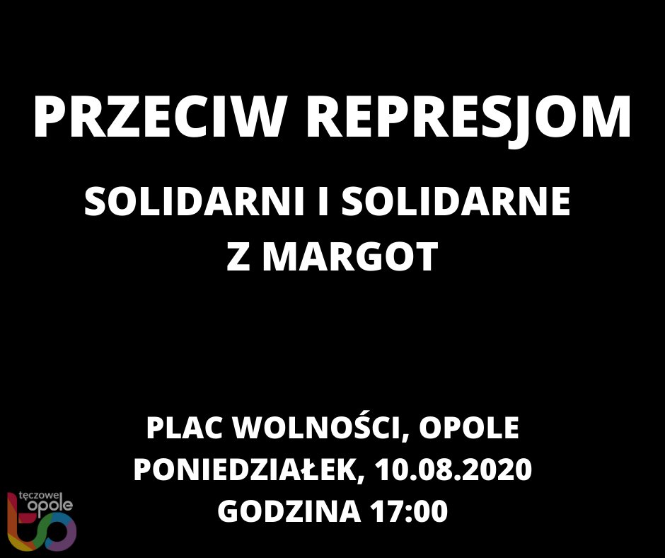 TeczoweO's tweet photo. Opole, poniedziałek o 17:00 na pl. Wolności.
#StopRepresjom #StopBzdurom @stopbzdurom #Solidarne @KPH_official @OpoleWyborcza @nto_pl @BartStaszewski #LGBTQtogether #LGBT https://t.co/MaUfbMfuZv