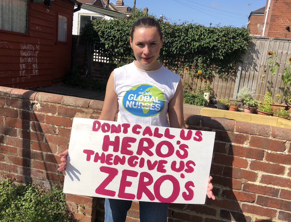I am joining the @NurseSayNO virtual demonstration demanding a decent pay rise for NHS workers.

Healthcare workers have been overworked, underpaid & taken advantage of for too long.

Don’t call us hero’s then give us zero’s 
#NHSWorkersSayNO #NHSPay15 #FairPayNow #NursesRoar