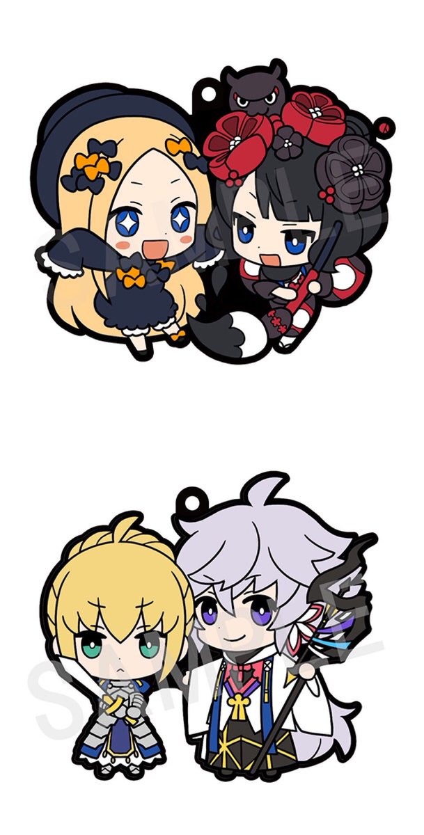 メガハウスとり子 メガホビプラス En Twitter Fgo アビゲイル マーリンがピックアップ Rt 絆を感じる ラバーマスコット バディコレ Fate Grand Order Vol 2 予約受付中 アニメイトbox購入特典は アビゲイル 北斎のポストカード T Co