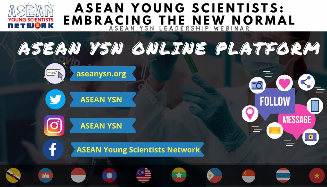 ASEANYSN's tweet photo. Thank you for joining the 1st @ASEANYSN Leadership Webinar. We hope to see all of you in our next webinar!
Kindly follow @ASEANYSN in Facebook and Instagram. Keep posted for updates in our social media channels.
#ASEANYSN #ASEANDAY53 https://t.co/naNBLvv5r1