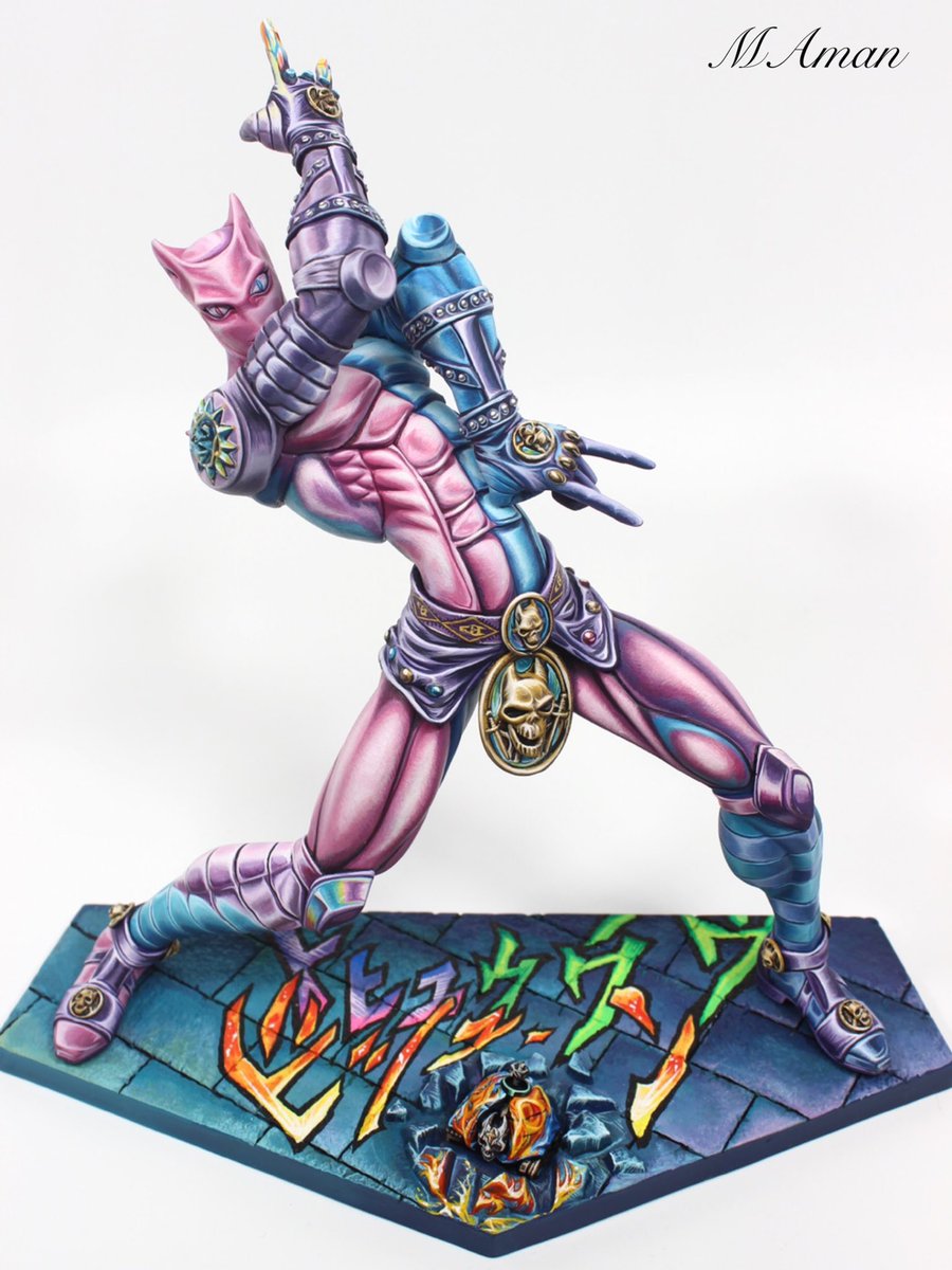 Maマン フィギュア筆塗りペインター コッチヲ 見ロ ッ ジョジョのキラークイーン 完成 絵画風 二次元 をイメージしました 初挑戦の塗り方だったので 本当に時間がかかりました 今回はこだわりポイントが多すぎて伝えきれないですが Maマン フィギュア筆塗りペインター コッチヲ 見ロ ッ ジョジョのキラークイーン 完成 絵画風 二次元 をイメージしました 初挑戦の塗り方だったので 本当に時間がかかりました 今回はこだわりポイントが多すぎて伝えきれないですが