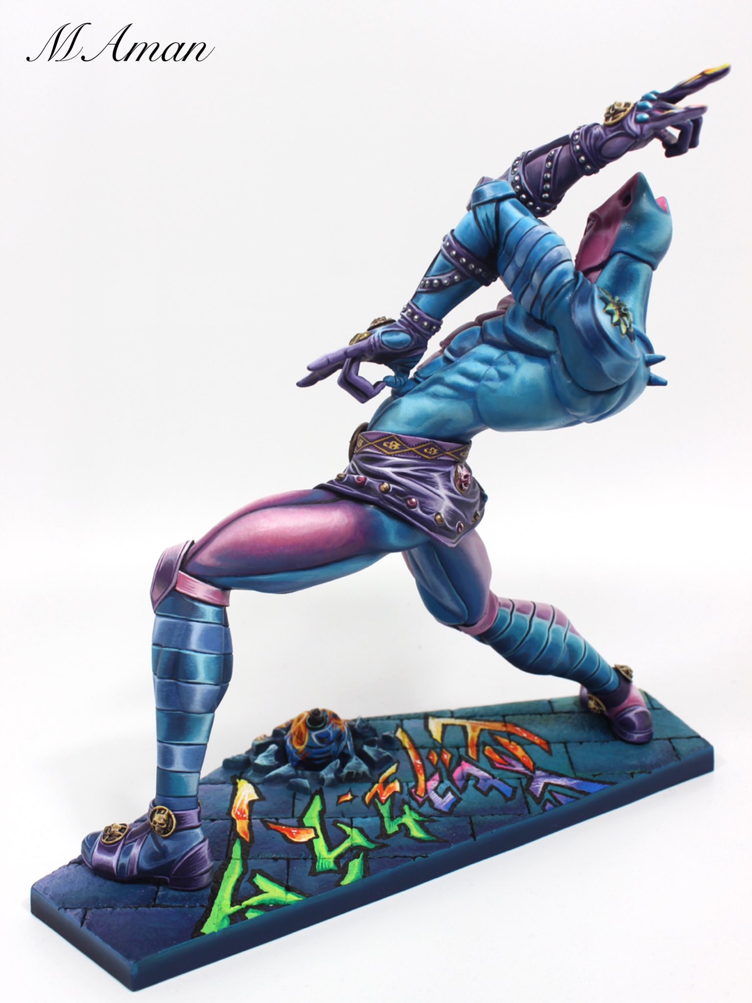 Maマン フィギュア筆塗りペインター コッチヲ 見ロ ッ ジョジョのキラークイーン 完成 絵画風 二次元 をイメージしました 初挑戦の塗り方だったので 本当に時間がかかりました 今回はこだわりポイントが多すぎて伝えきれないですが Maマン フィギュア筆塗りペインター コッチヲ 見ロ ッ ジョジョのキラークイーン 完成 絵画風 二次元 をイメージしました 初挑戦の塗り方だったので 本当に時間がかかりました 今回はこだわりポイントが多すぎて伝えきれないですが