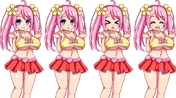 ノエルちゃん表情差分4種
うーん、下乳がエロい 