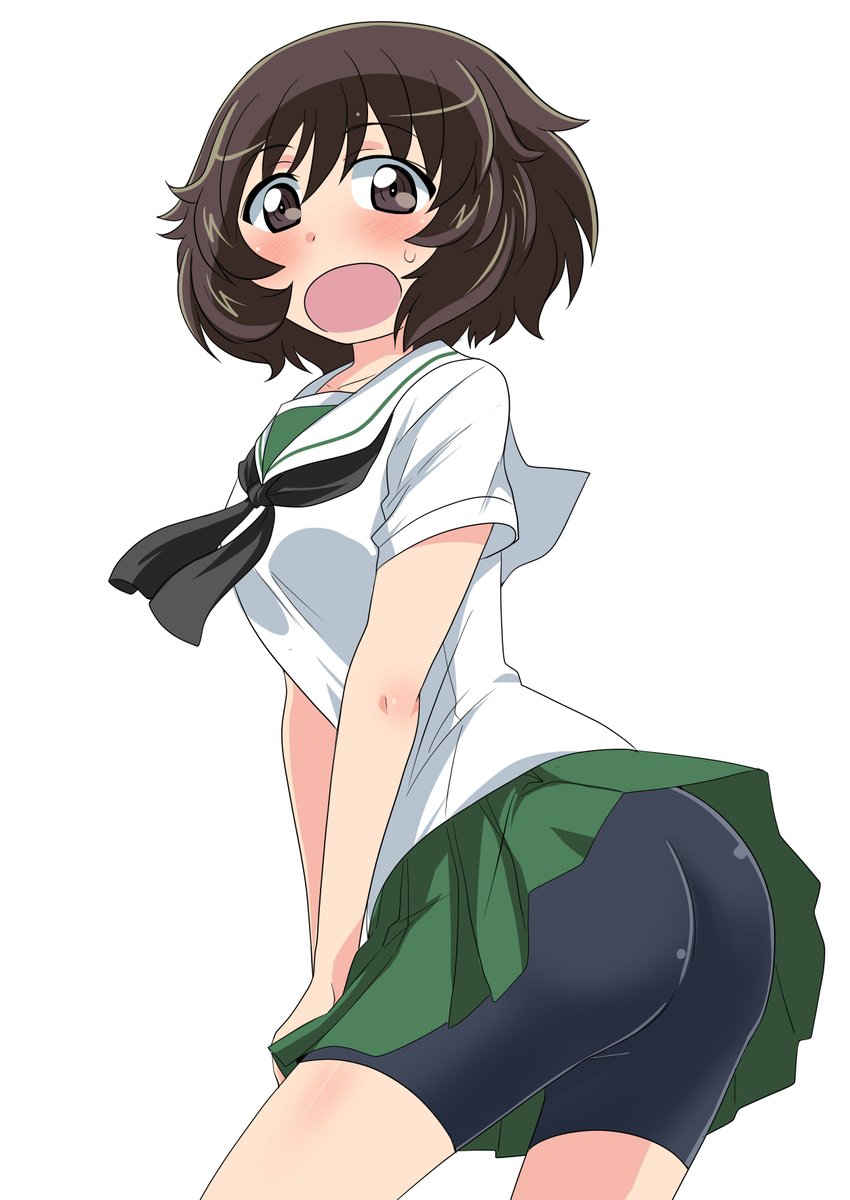 秋山優花里 「スパッツゆかりん 」|わっく艦＠新刊メロンブックス委託中のイラスト