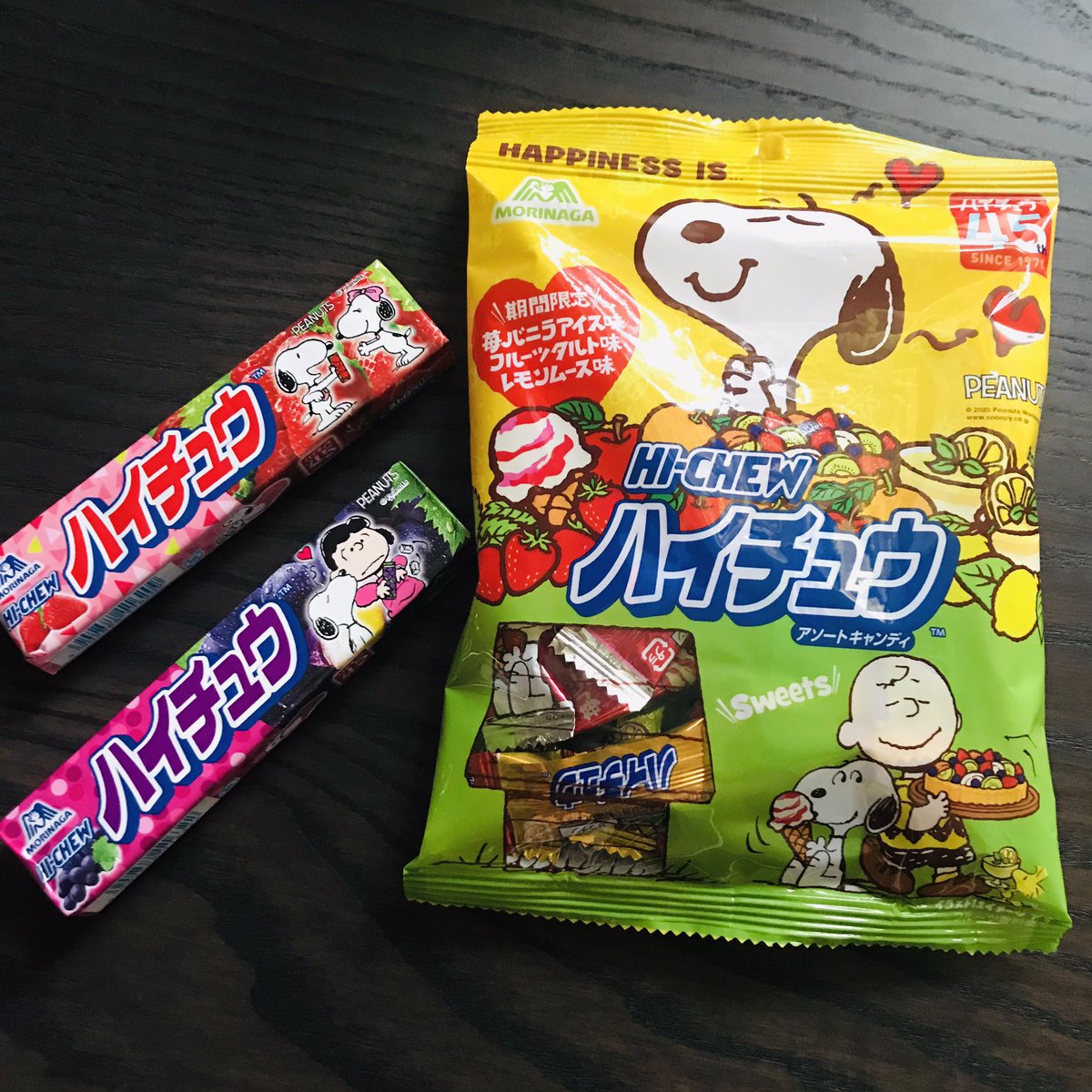 るぬーぴー これを買うためだけにイオンへ行った こーゆーのはイオンとかイトーヨーカドーは早いよなー スヌーピー Snoopy ハイチュウ ベル