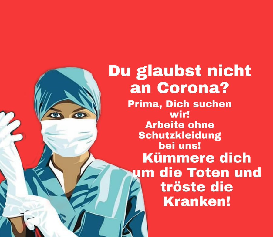 LotharBirkner's tweet photo. Die #Corona Regeln sollten konsequent durch gesetzt werden.
Für #Coronaleugner gibt es ein interessantes Job-Angebot. https://t.co/tHgBnJyIU3