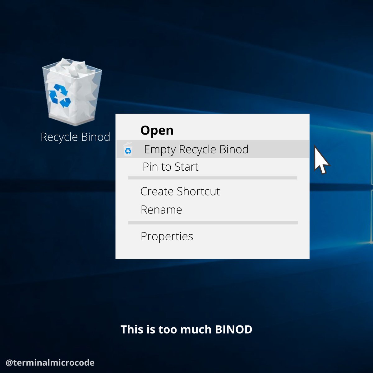 TerminalMcode's tweet image. IDK Why #binod is trending, but we can try something.
#socialmediamarketing #copywriting