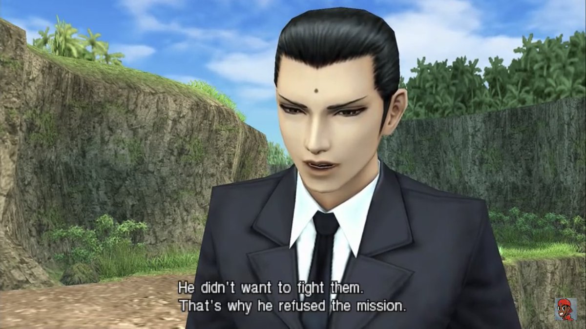 ok so does everyone remember that scene in crisis core where zack & tseng work together after sephiroth refuses the mission to take down genesis? this dialogue is said right...
