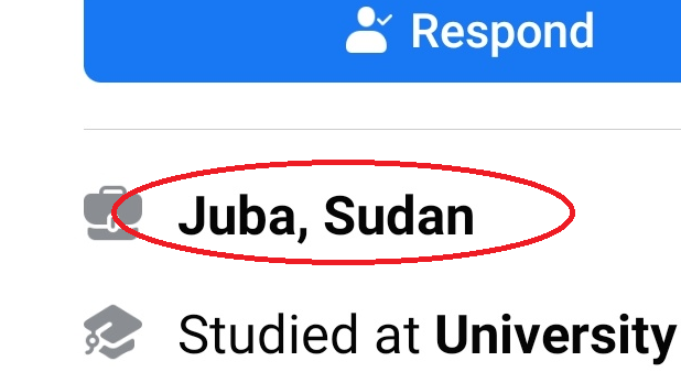 JuliusBintu's tweet photo. Hey Nel.., please remind @Facebook that Juba is in #SouthSudan, not in Sudan. This needs to be corrected ASAP. ✍️ // @facebookapp @fbsecurity 

#SSOT #DotSS #eGov #geography #Sovereignty #Africa https://t.co/VwW9ZMtvkt