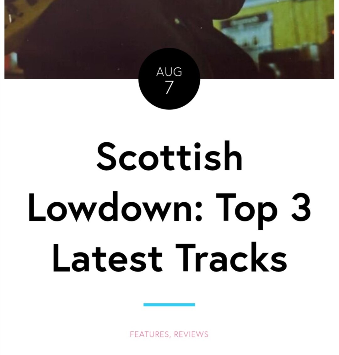 A wee roundup of the latest tracks to have come out of Scotland 🏴󠁧󠁢󠁳󠁣󠁴󠁿❤️
Featuring fresh new directions from some of my favourites in the Scottish scene.💙
Read more about it here:
spotlightuk.co.uk/articles/2020/…