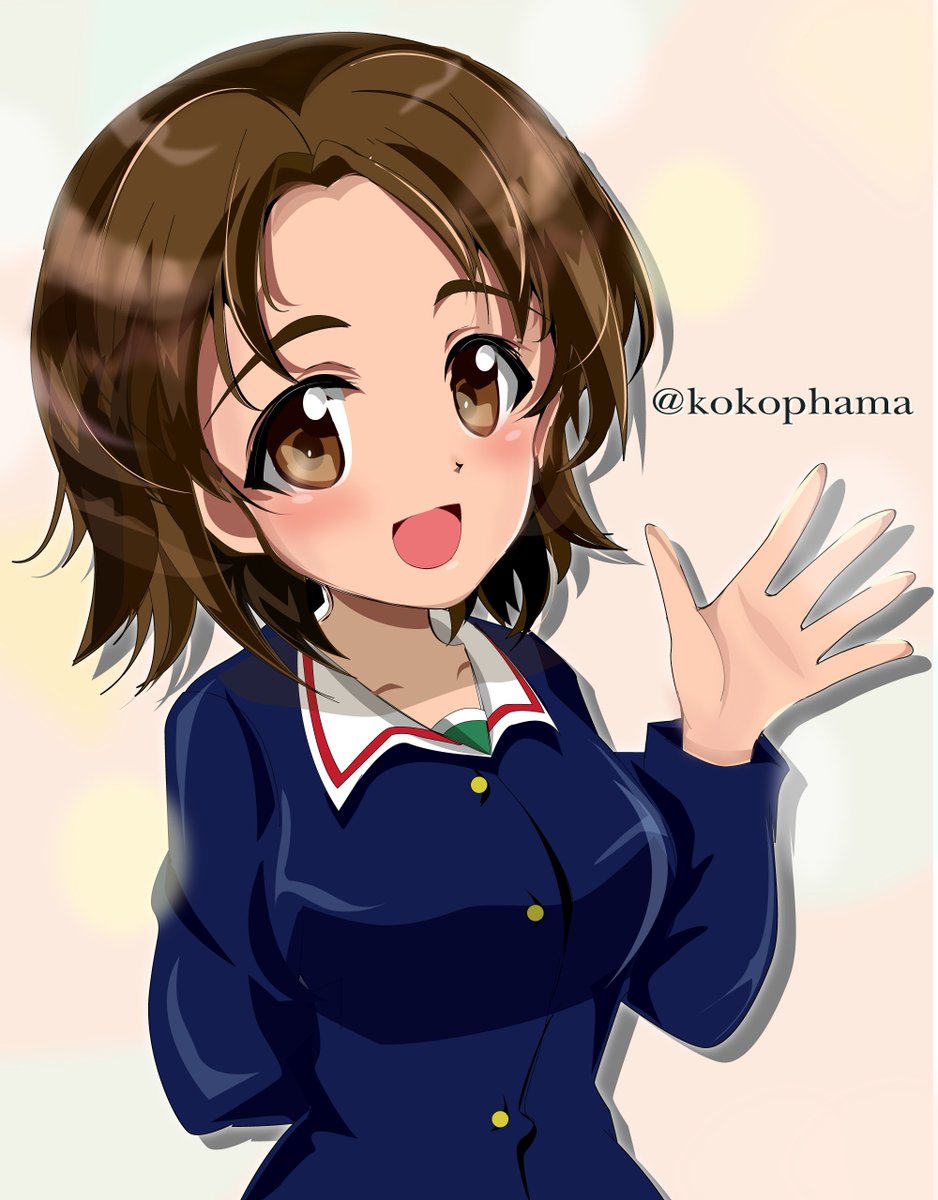 あれこれ塗り方を試しながら ミカさん練習してみました ココ のイラスト