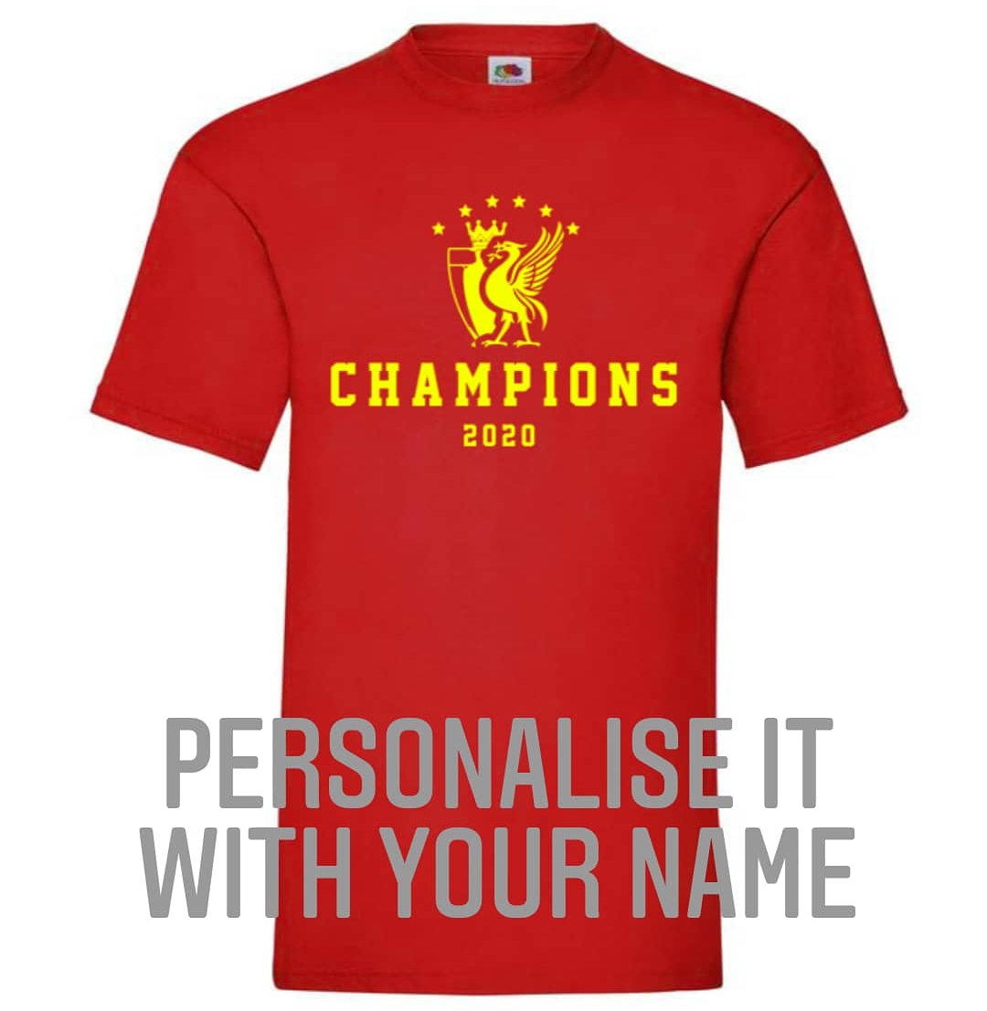 inkviteuk's tweet photo. Champions t-shirt 
Why get yours personalised with your name. https://t.co/rrsD4cHEi3
#champions #inkviteuk #liverpool #personalisedgifts #personalizedgifts  #preston #lancashire #tshirtsdesign #tshirtslovers #love #winners #footballplayers #footballhighlights https://t.co/MAWgg3WqIy