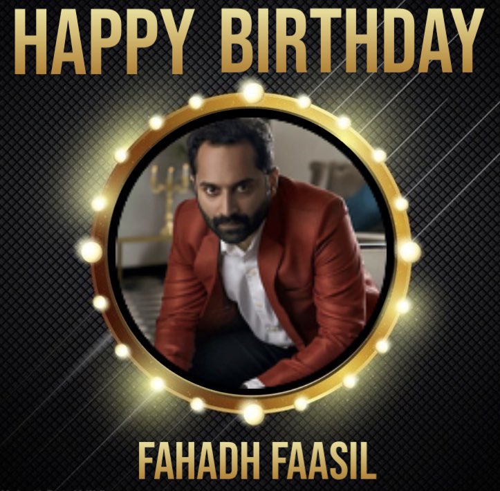 Happy Birthday fahadh faasil    