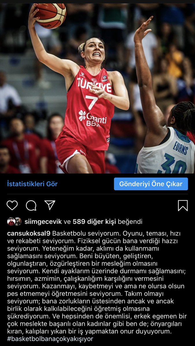 cansukoksal7's tweet photo. #basketbolbanaçokyakışıyor #Kadınayakışır https://t.co/ggMJjdXdgC