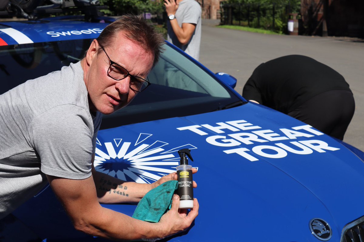 <a href="/ciphermedical/">Florian Krause</a> keeping our riders safe and our cars squeaky clean 🧼🚙