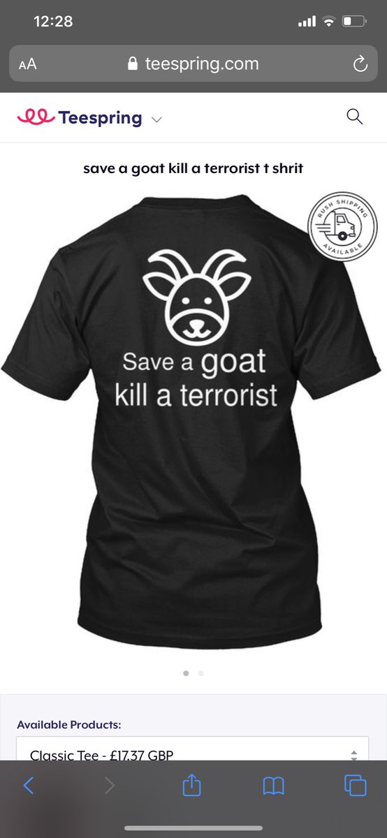 this one is funny but also true because terrorists (a race) are all cruel to goats