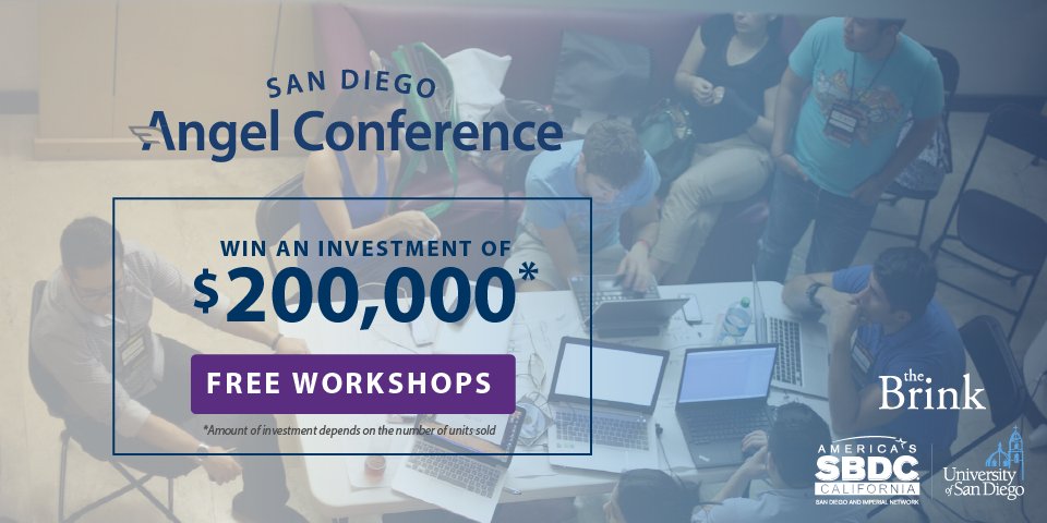 TheBrinkSbdc's tweet photo. #SDAC #SDAngelCon E-Track series starts soon. Understanding that every firm is running its own race, these workshops are built to be helpful to any firm in any stage of development in this arena. Register now: https://t.co/NqUl8zAv67 https://t.co/fxhhilZHz6