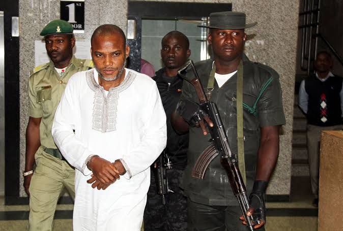 General_Somto's tweet photo. Biafrans, It Is Not Really Easy Leading A People On The Path To Freedom. It Is Both Tasking, Exhausting And Deadly. That's Why We Must Continue To Give Undivided Loyalty, Support &amp; Protection To This Rare Gem &amp; Great Leader, Mazi Nnamdi Kanu. At The End, We Must Win! #BiafraExit https://t.co/cr6CT0XRkZ