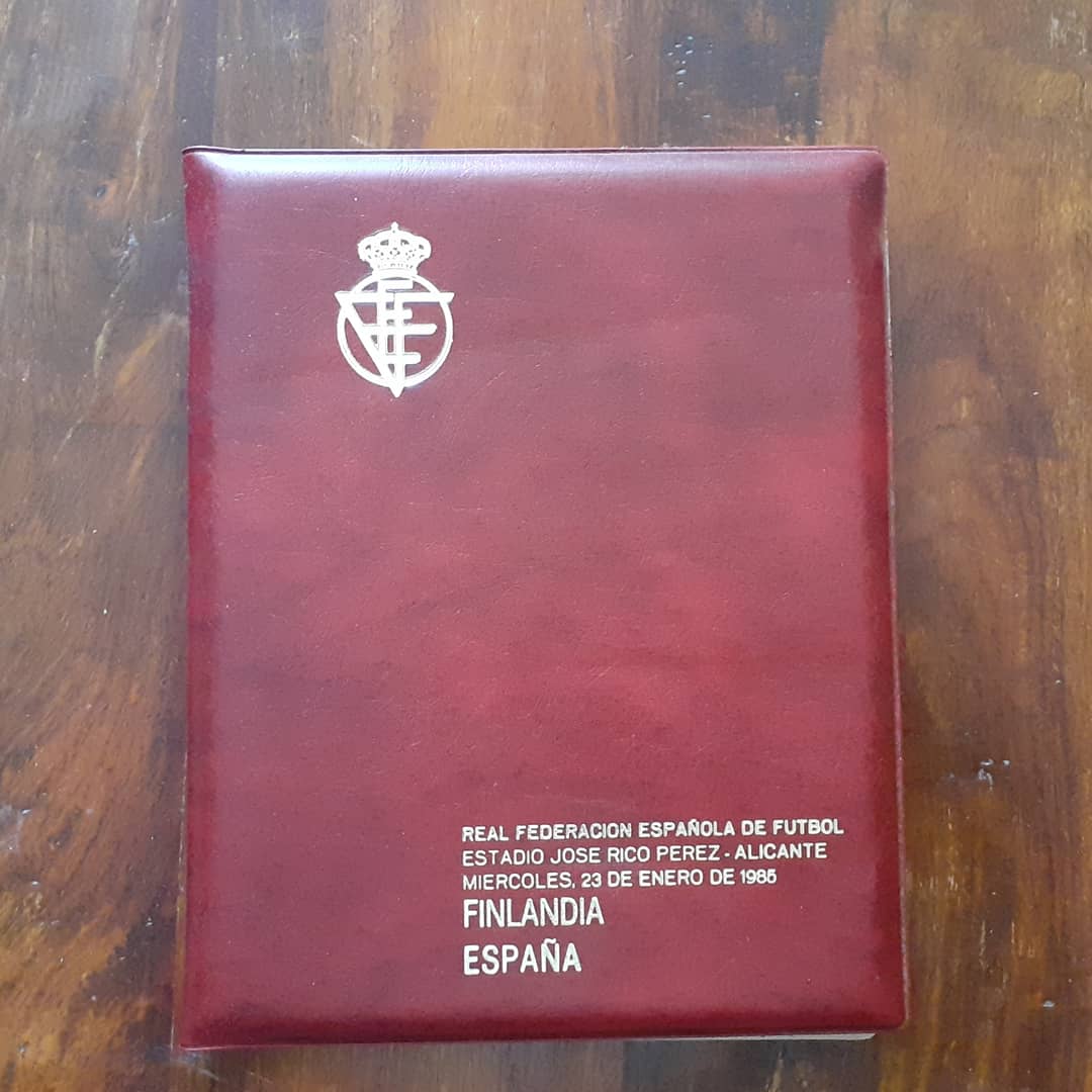 TamminenJuha's tweet photo. Recuerdo de Alicante #ESPvFIN #SeleccionEspañola #Huuhkajat #programmes https://t.co/WOXzJvQjJQ