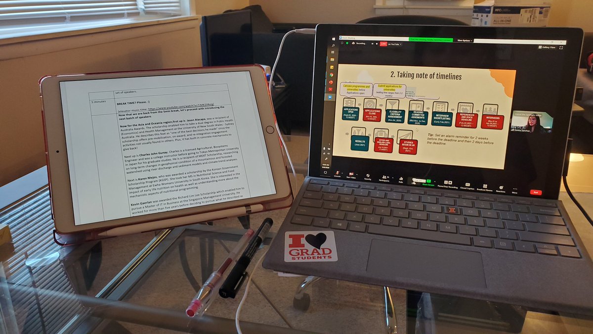 mae_mercadow's tweet image. Setup for #sciencechatph&apos;s Webinar today. #Prospectus #GetIntoMasters