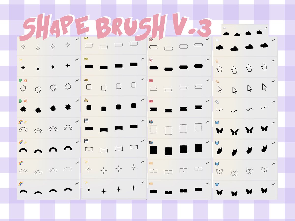bubblebae17's tweet photo. ˙˚₊ ʚ𝗌𝗁𝖺𝗉𝖾 𝖻𝗋𝗎𝗌𝗁ɞ ₊˚˙
เดินทางมาถึงเวอร์3แล้ว(•̀ᴗ•̀)รอบนี้มาแบบปนๆมั่วกันไปหมด ใครชอบลองไปเล่นกันนะคะ ไฟล์ใหญ่ไม่แตกเหมือนเดิมเลย🖍🧤💥
𝗟𝗶𝗻𝗸>ในเมนชั่นคับ
#แจกpng https://t.co/IFYG9BZyeD