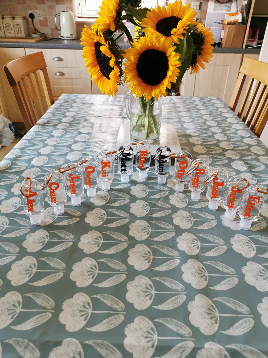 spinksy19's tweet photo. Thank you to ( toppergirl78 ) zoe fretwell. Pleased with the hand sanitizer bottles made for us all at Boston United under 9 ambers ready for matches and training.
@BUCFC #grassrootsreturn #grassroots #sanitizer #hygiene https://t.co/VkA5SpBhYE