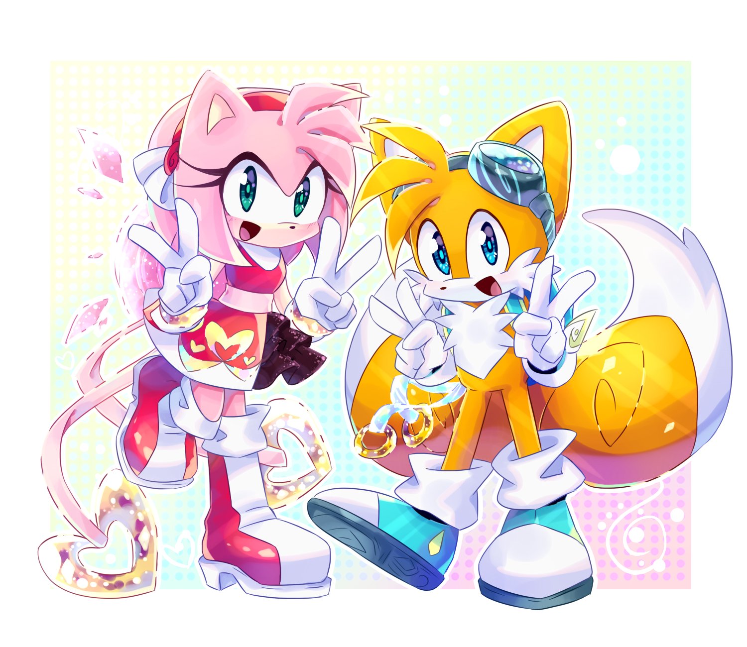 I've always liked how Amy and Tails were shown as best friends in Soni...