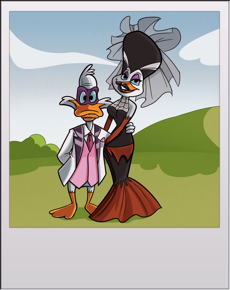 Darkwing Duck & Morgana wedding day.pic.twitter.com/9FId9zjhQZ.