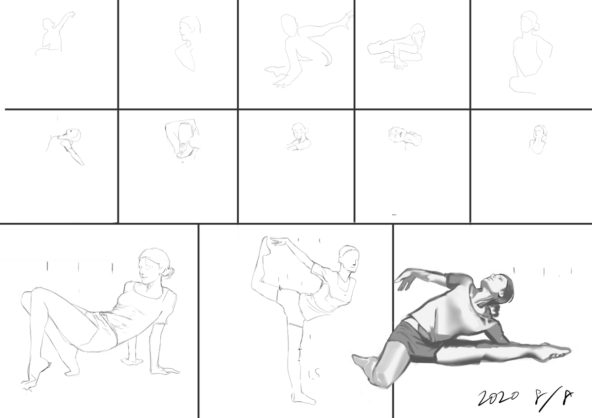 35日目 #クロッキー100日チャレンジ 