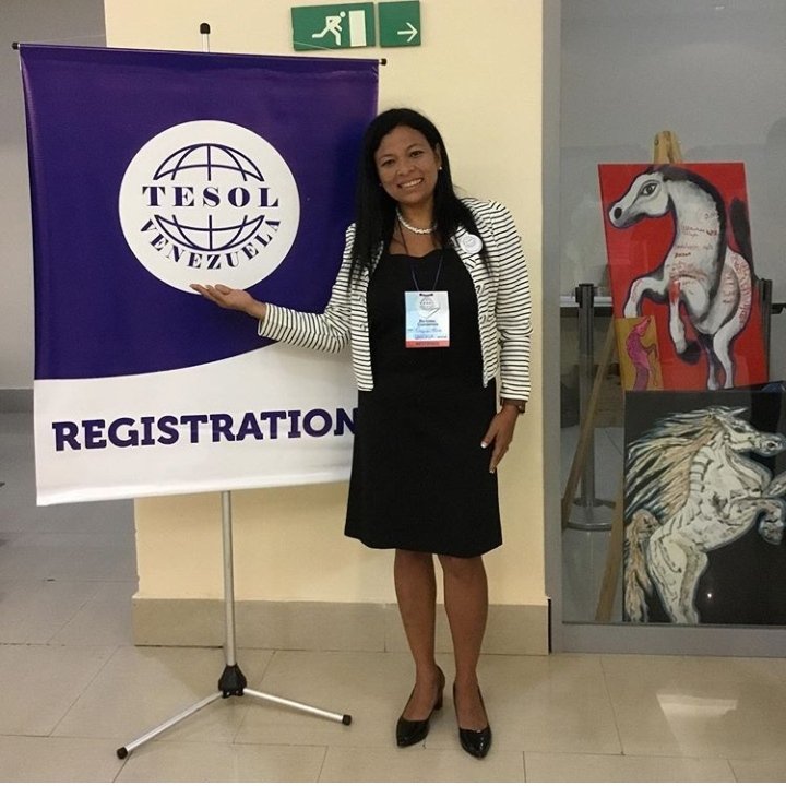 VenTESOL's tweet photo. A loving, kind and enthusiastic professor whose creativity and innovation marked a difference in the Venezuelan ELT community. Today we honor you, and your contributions to our field will forever be remembered. Just as our #VenTESOLSpirit , shine bright and high, Prof. Orquidia. https://t.co/1XEhODgEDN