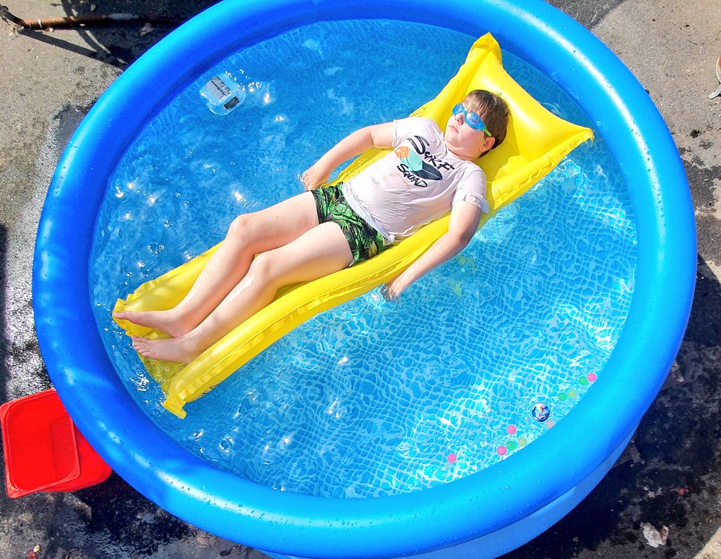 The beaches are a bit busy, thank goodness for the pool...