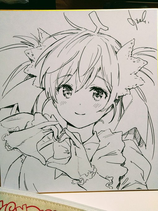 超同人祭イベント内でデジタルガチャという企画があるらしく
私の方からはメロンちゃんの直筆色紙を景品として置かせてもらってます
当たった方はよろしくお願いしますー 