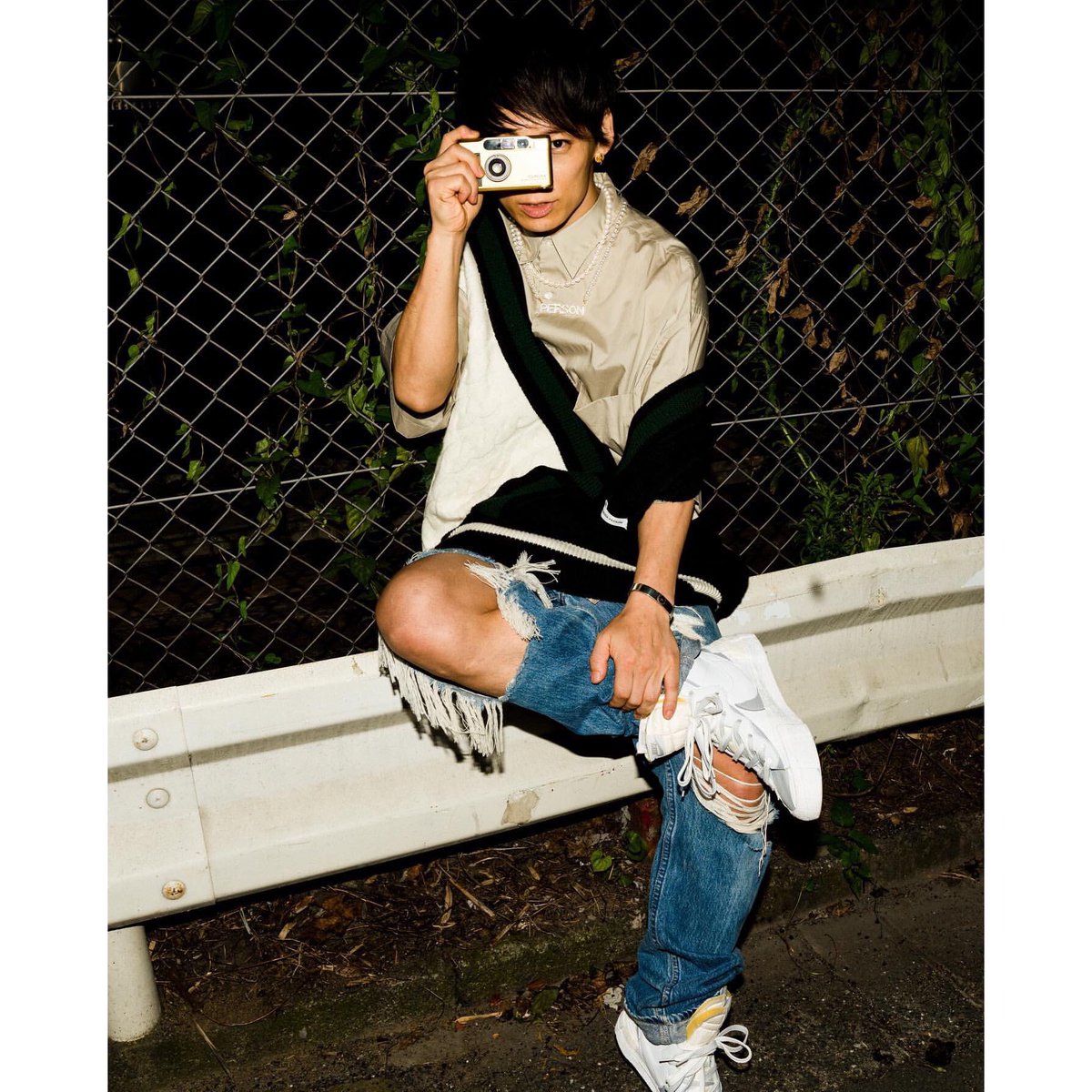 TAKUYA∞着用 tender person ニットベスト UVERworld TAKUYA∞ 着用 ニット ベストの通販 by さか's shop