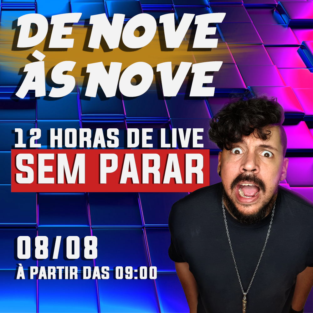 oMikeSantanna's tweet photo. Senhoras e senhores! Hoje tem 12 horas de live direto, sem parar! Com muito bate papo e falação de merda!
JÁ ESTOU AO VIVO
https://t.co/sWFevWFOBD
#generalnerd #nerd #geek #nerdbrasil #filmes #séries #quadrinhos #games #anime https://t.co/YcqxWx55cD